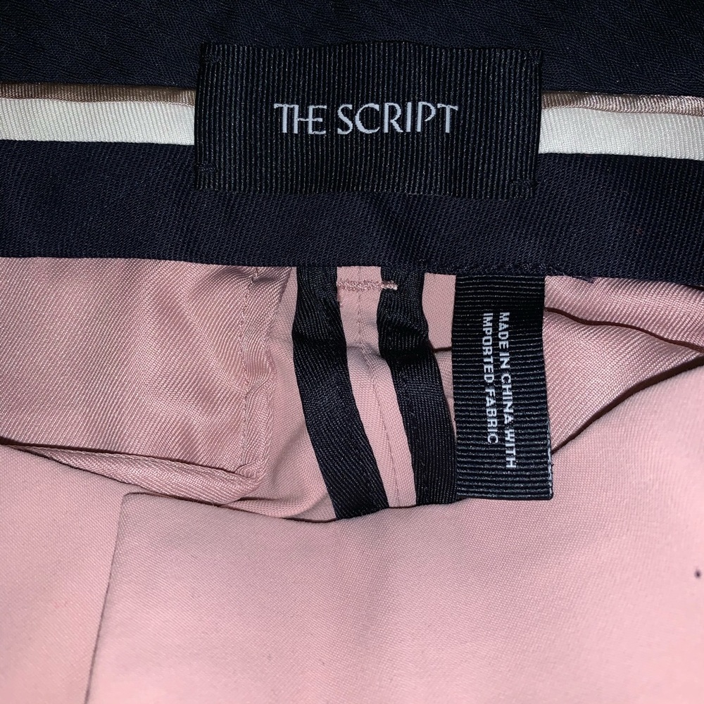 The Script Fede Style Rose Pink Work Dress Pants - Picture 2 of 8
